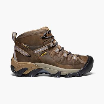 KEEN Targhee II Waterproof Mid - Hnede Turistické Topánky Damske, KEEN312